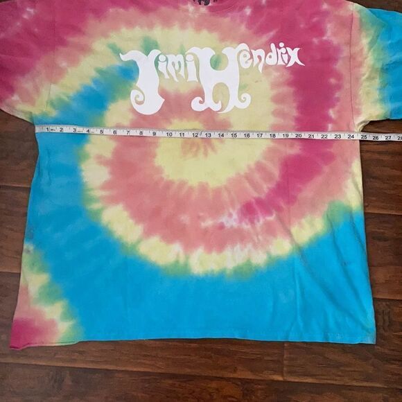 Jimi Hendrix Tie Dye Graphic Shirt - Picture 7 of 9